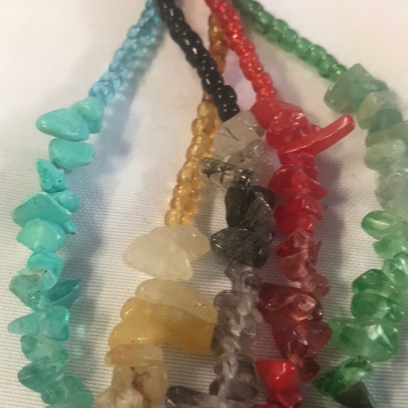 18” necklace with stones - Picture 5 of 6